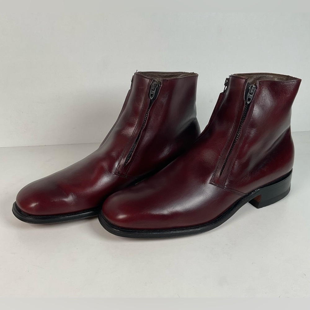 Vintage Allen Edmonds York Ankle Boots | Double Zip | Extra Narrow | Men’s 10 A